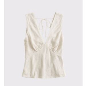 Abercrombie & Fitch Cream Tank Top
